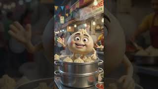 😱 Angry Momo Started Talking! | AI Momo Story #ai short #ai talking food