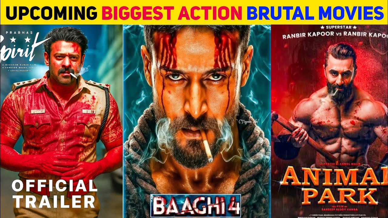 Top 10 Upcoming Indian Action Brutal Movies 2025-26 | Bollywood & South ...