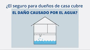 ¿Cuáles son los signos de daños causados por el agua en una casa?