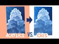 Acrylic VS. Oil Paints - Why I like oils better!