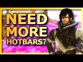 FFXIV Guide - How to get over 70 extra Hotbars and make them collapsible!