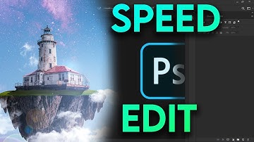 Making a floating island in photoshop (Speed Art & Photo Manipulation)