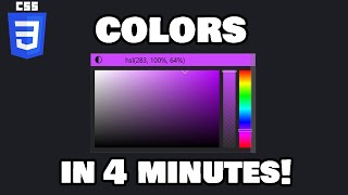 Learn Css Colors In 4 Minutes! 🖌️