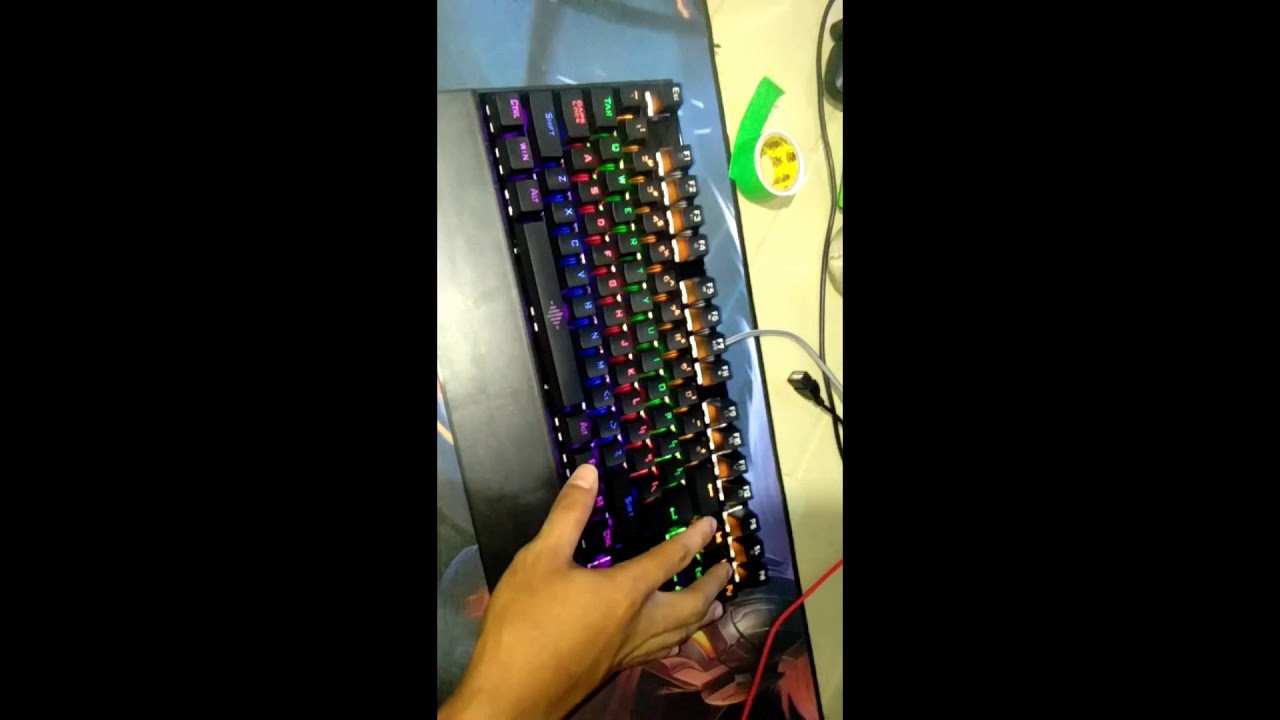 Gigaware K28 / Mechanical Keyboard / fast look and unboxing / (From Lazada)