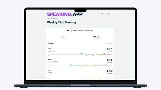 Free Toastmasters Timer & Ah-Counter Tools | speaking.app