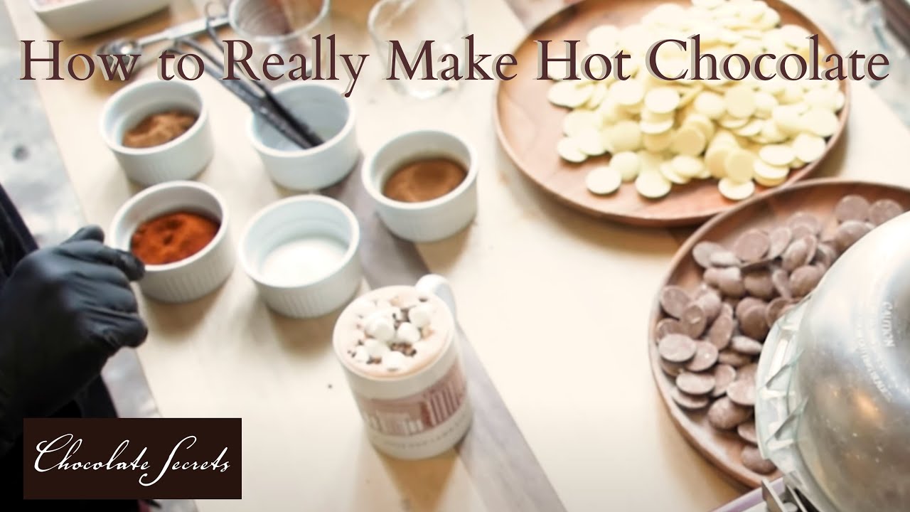 Best Hot Chocolate Ever! 3 Easy Award Winning Recipes (Spiced Dark, Milk Toffee, White Peppermint) ☕