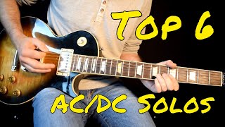 Top 6 AC/DC Solos chords