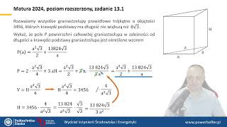 Matura 2024, matematyka, poziom rozszerzony, zadanie 13