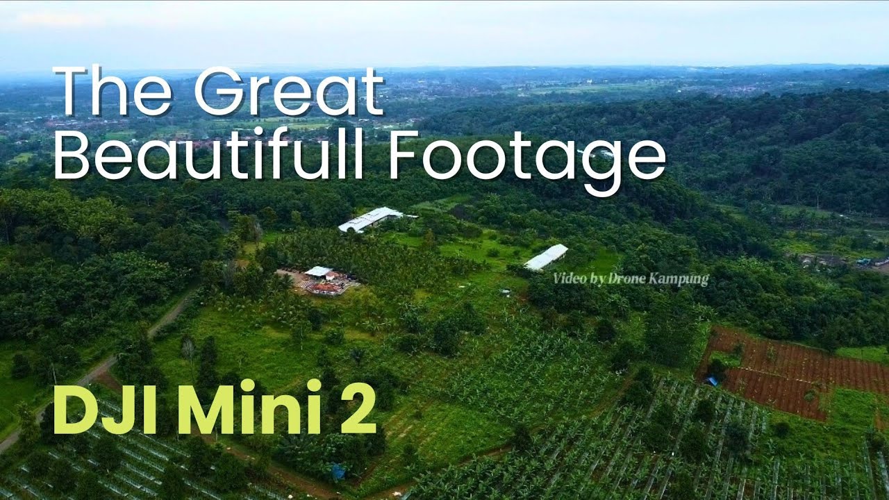 The Beauty of The Village at The Foot of Mount Ciremai | Dji Mini 2 Drone 2.7k Video