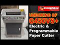 UNBOXING of G450VS+ Electric &amp; Programmable Paper Cutter (Brand New)