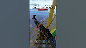 How to Make a Boat Disappear 😈  #rust #shorts #trausi