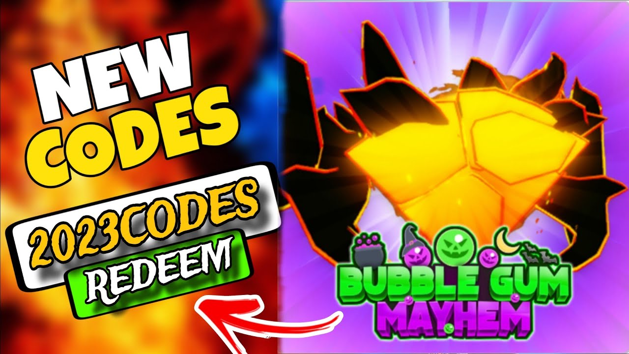 Bubble Gum Mayhem New Codes!!  ROBLOX *SECRET* CODES [1M VISITS] 