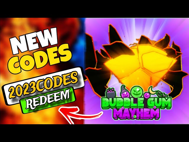 Codes Bubble Gum Mayhem (octobre 2023) - Gamingdeputy France