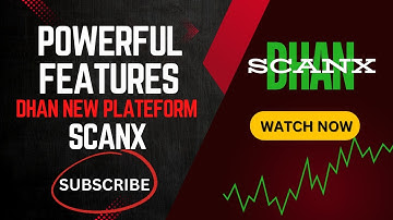 SCAN X BY DHAN | DHAN NEW FEATURES SCAN X | DHAN UNIQUES FEATURES FOR TRADERS | Relywiz Trade