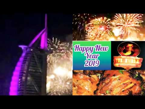 New Year 2019 Fireworks at Burj Al Arab, Jumeirah Beach, Dubai( Vlog # 1)