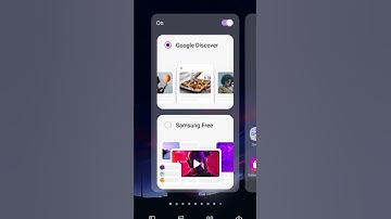 Switching from Samsung Free to Google Discover
