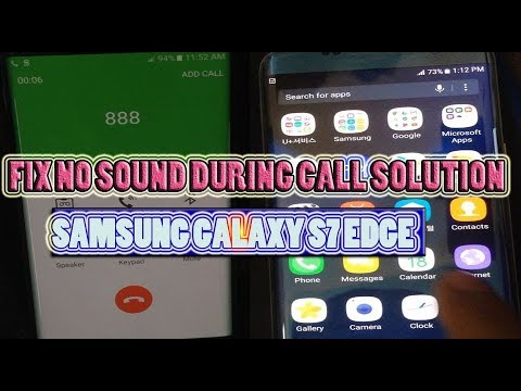 सैमसंग गैलेक्सी S7 EDGE SM G935L को कैसे हल करें कॉल समाधान के दौरान कोई ध्वनि ठीक न करें