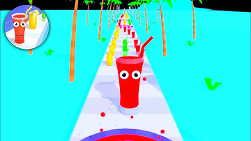 Juice Run Max Level - All Levels up (iOS & Android) Walkthrough Part