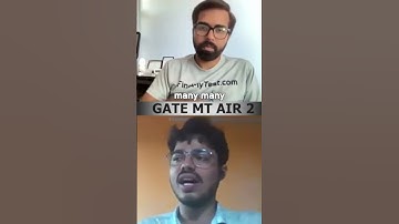 GATE AIR 2 On His Revision Strategy #iit #btech #mtech