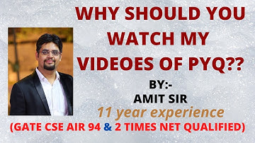 why should you watch video of PYQ of GATE??