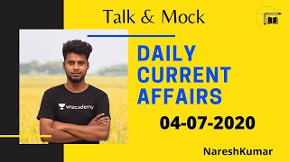 Daily CA Live Discussion in Tamil| 04-07-2020 |Mr.Naresh kumar