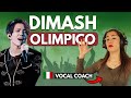 Vocal Coach Reacts to DIMASH KUDAIBERGEN OLIMPICO (Ogni pietra) & Analysis | TrainingVoice