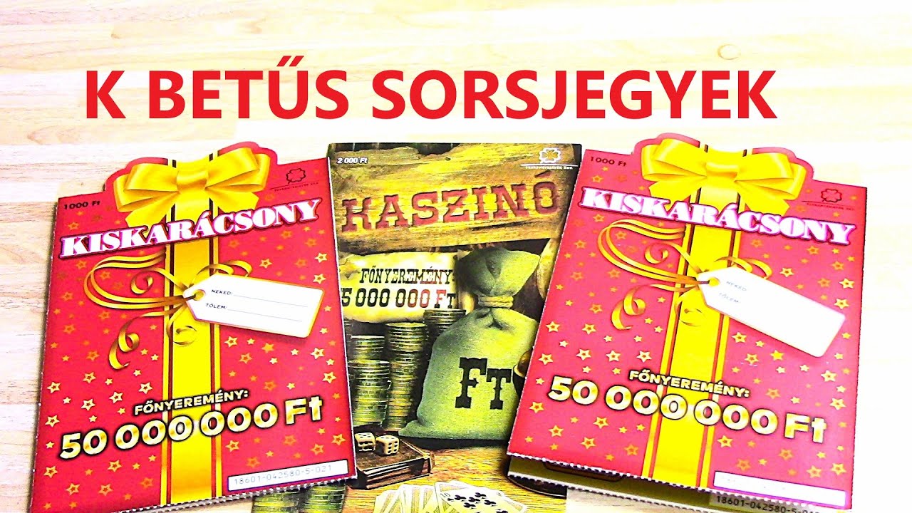 Búcsú a Kiskarácsony 2024 Sorsjegyektől + Kaszinó Kaparás
