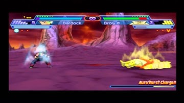 DBZ Shin Budokai 2 - Bardock vs. LSSJ Broly (HD 720p)