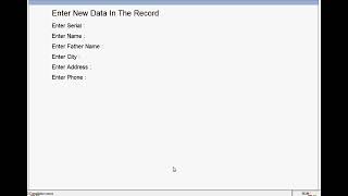 Visual Foxpro Data Entry Sample Software