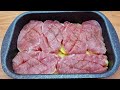 Ein einfaches und schnelles Rezept für Fleisch im Ofen!Tolles Abendessen mit einfachen Zutaten#134🔝❗