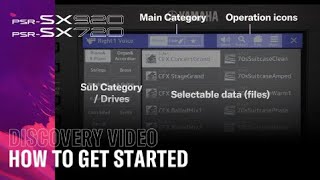 Quick Start Guide for Yamaha PSR-SX720 & SX920