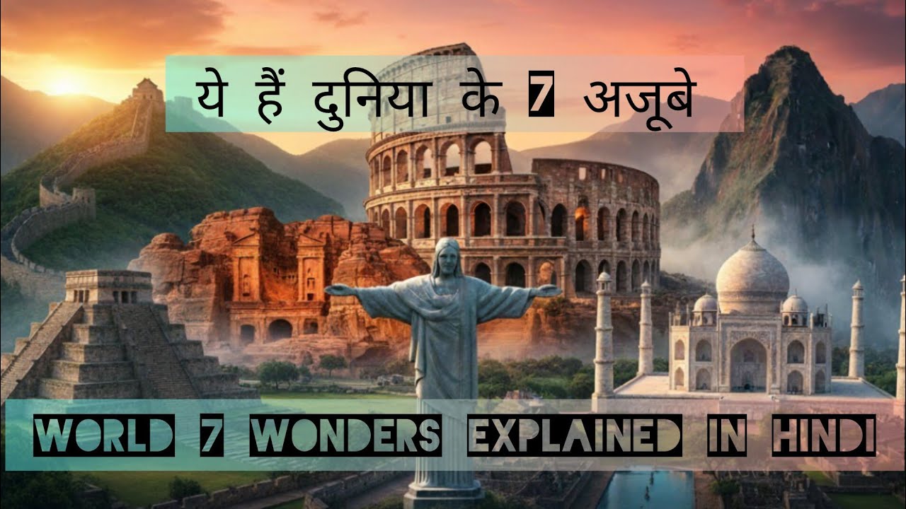 दुनिया के 7 अजूबे की पूरी कहानी |World 7 Wonders Explained in Hindi | History, Facts & Mystery