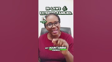 In Laws and Extended Families. #FamilyBoundaries #MarriageAdvice #HealthyInLaws #fyp #CouplesUnity