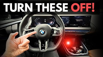 15+ BMW Features You Should Turn OFF IMMEDIATELY!