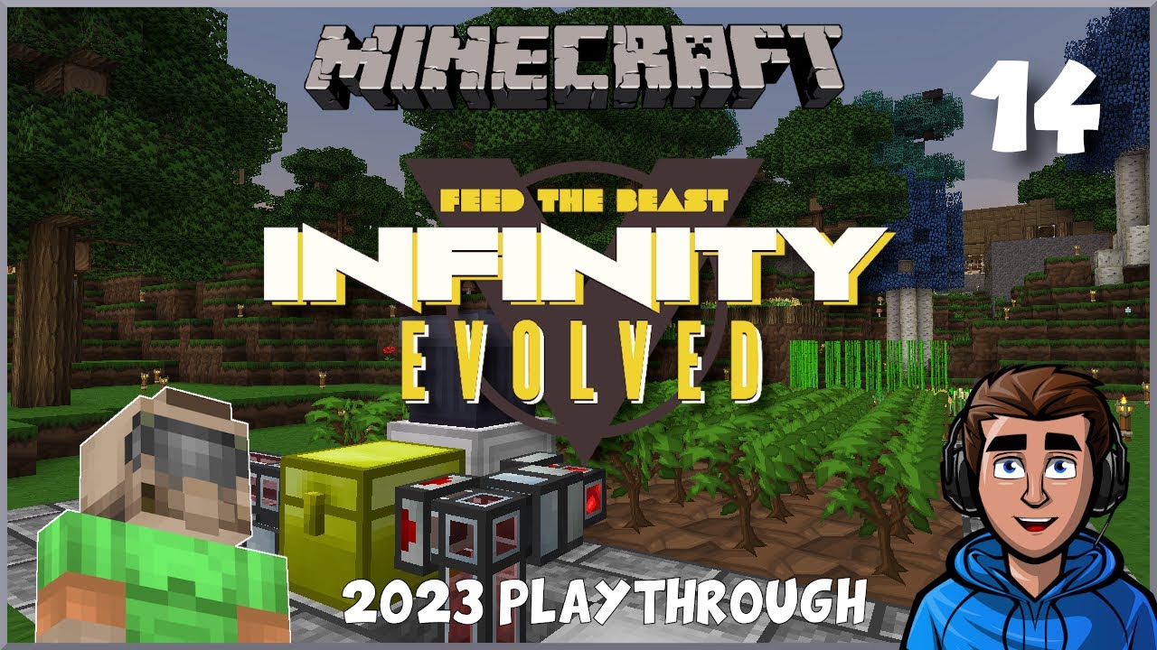 Minecraft FTB Infinity Evolved - Tree Farm, Tesseracts & Wither Fight ...