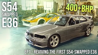 Wrecked and Parked for 6 Years! Reviving my S54 6-Speed Swapped E36 Coupe - Episode 1