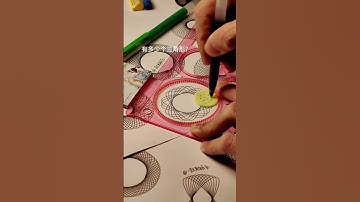 Spirograph satisfying designs Art viral video follow account #spirograph #satisfyling #viral #shorts
