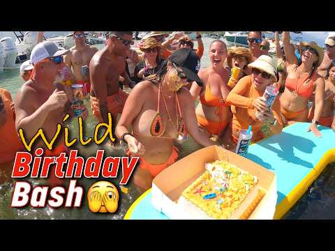 Birthday Bash on the Sandbar Turned Into an EPIC Day!