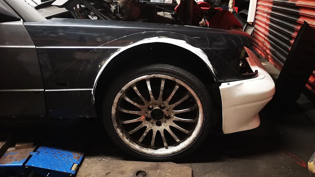 Make old parts look new! Rusty wheel hubs - Mercedes 190E and W124 ...