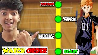 How to watch HAIKYUU in correct order (Hindi)