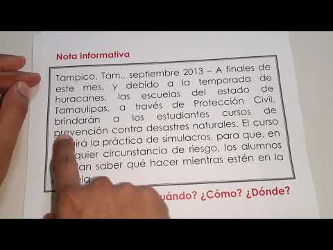 Video: Cómo Escribir Una Nota Explicativa