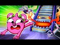 Escalator Safety Song | Educational Kids Songs 😻🐨🐰🦁 And Nursery Rhymes by Baby Zoo