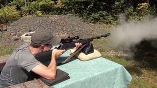 Shooting the TC Omega z5.50 caliber muzzleloader