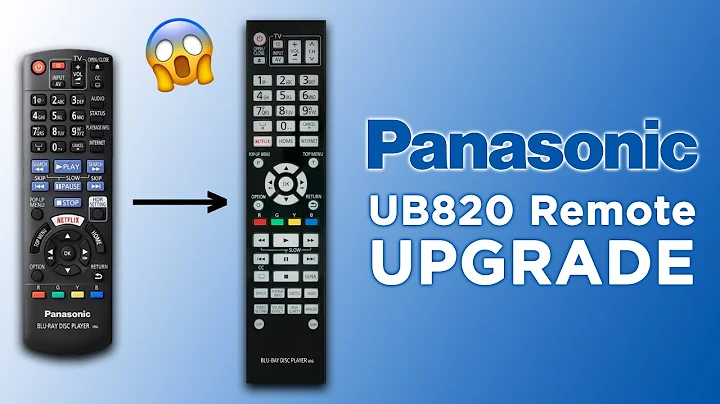 Cheap UPGRADE! | Panasonic UB820 to UB9000 Remote