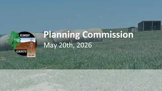 Elbert County - Planning Commission - 5/20/2026