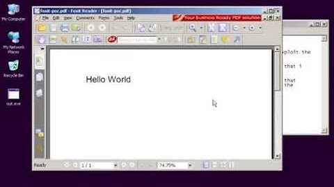 Exploiting the Foxit issue to the fullest