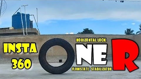 INSTA 360 ONE R FLOWSTATE STABILIZATION ■ HORIZONTAL LOCK ■ SLOW MOTION  #insta360 #insta360oner