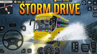 🚌 Coach Bus Simulator Vietnam 🛣️ Driving on a Fully Rainy Day 🌧️ #13 screenshot 4