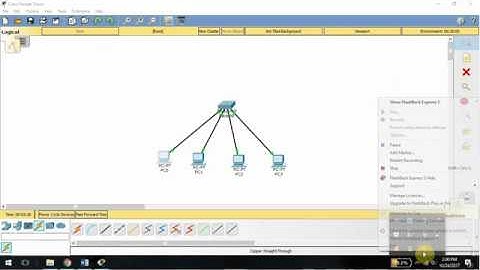 Cara membuat jaringan LAN sederhana dengan cisco packet tracer