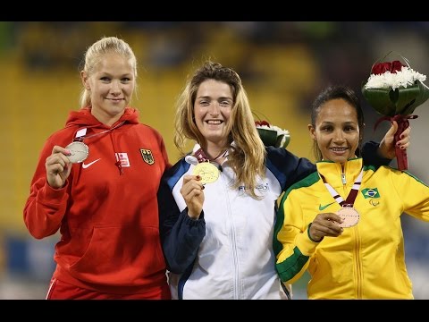 Women's 100m T42 | Victory Ceremony |  2015 IPC Athletics World Championships Doha